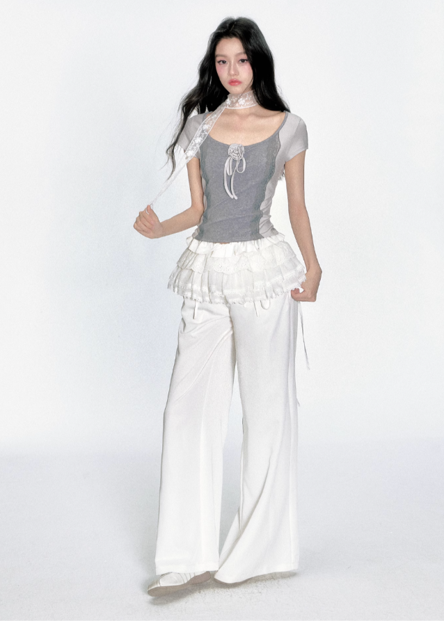 Korean Slim Fit Knit Tee