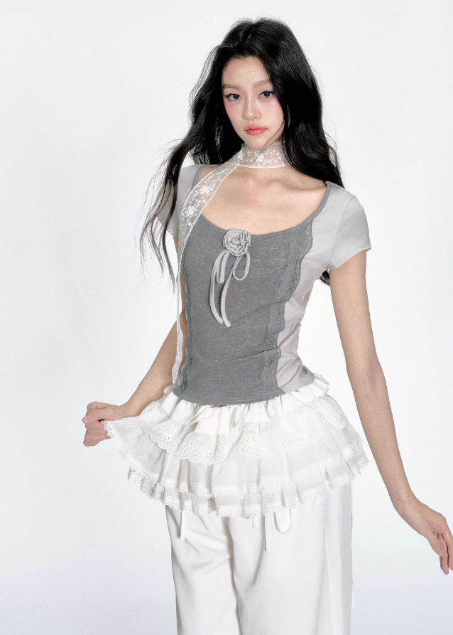 Korean Slim Fit Knit Tee