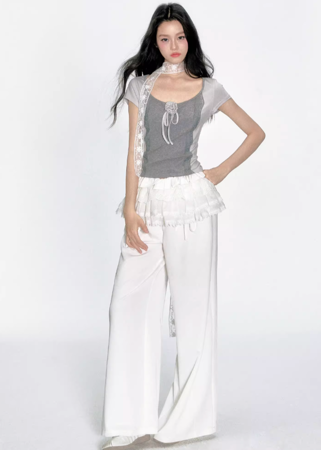 Korean Slim Fit Knit Tee