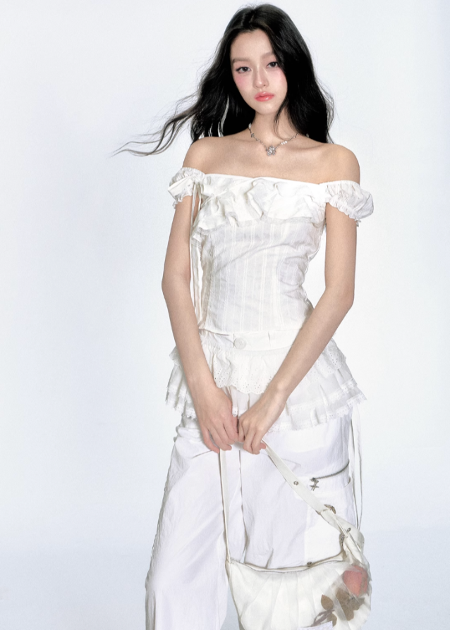 French Kiss Off-Shoulder Tee