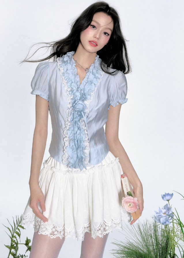 Mist Bloom Puff Top