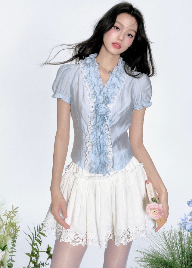 Mist Bloom Puff Top