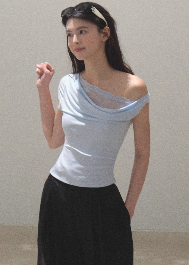 Swing Collar Tencel Knit Top