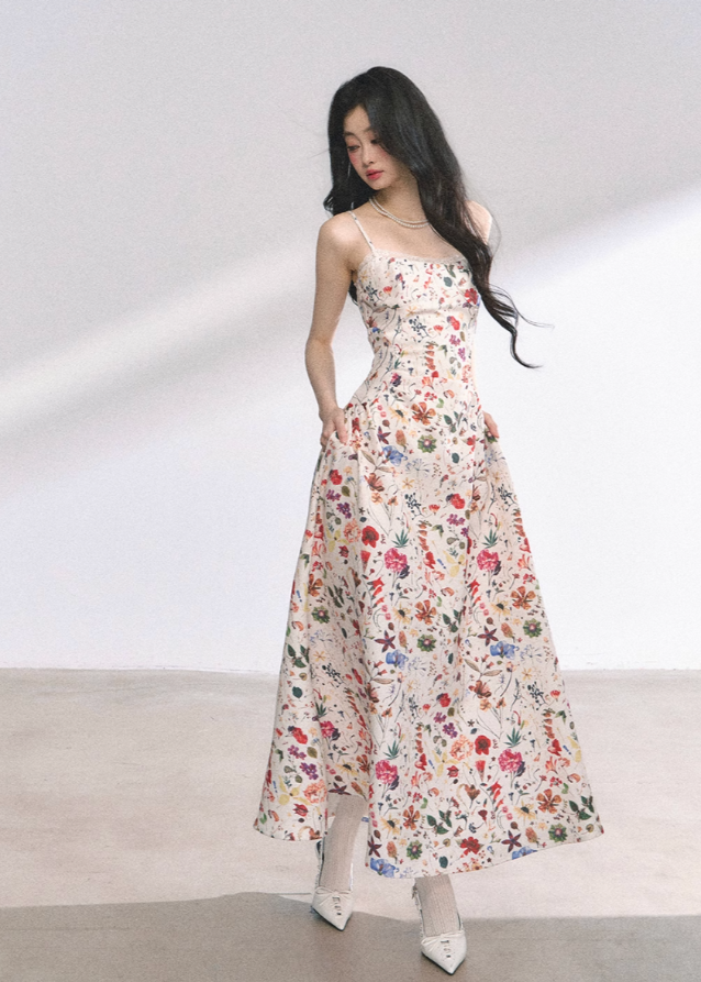 Slimline Floral Charm Dress