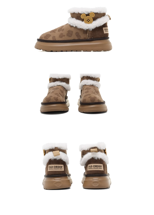 Hello Kitty x OldOrder Fleece Snow Boots