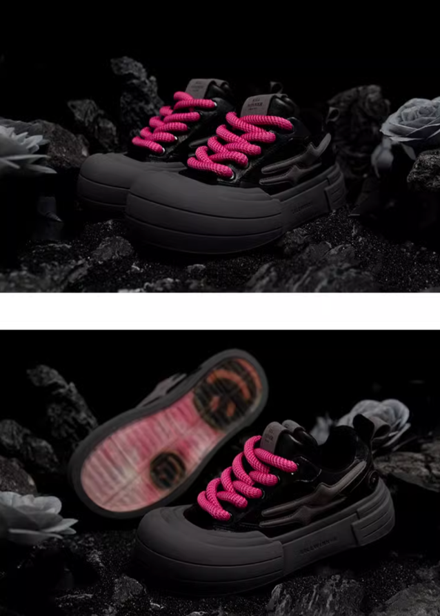 Mono Platform with Neon Laces