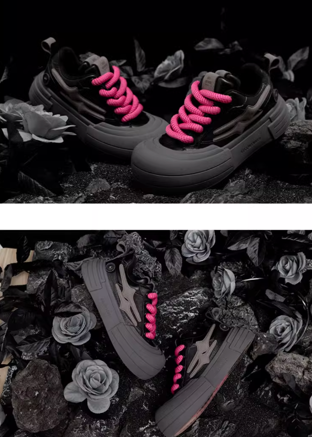 Mono Platform with Neon Laces