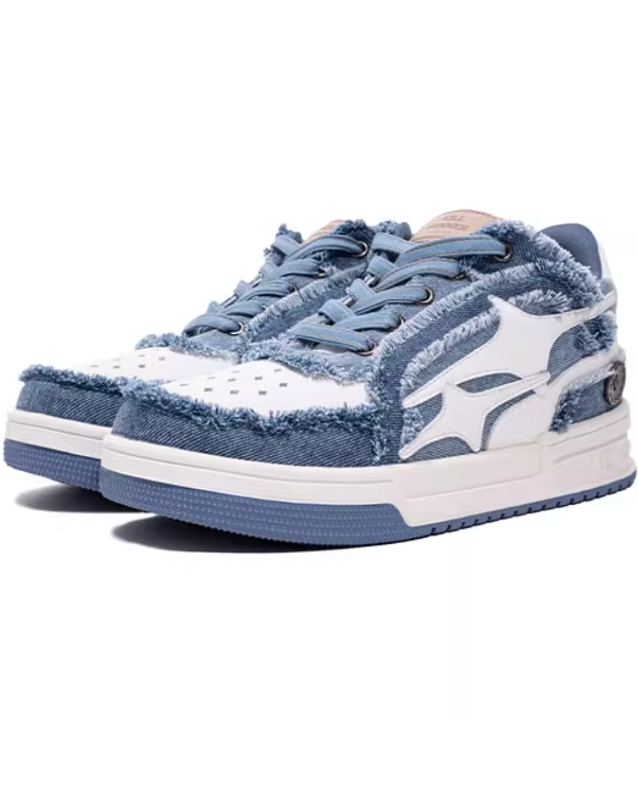 Washed Edge Retro Skate Shoes Hover Image