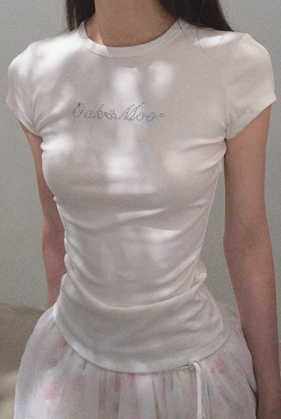Light Logo Slim Fit Tee