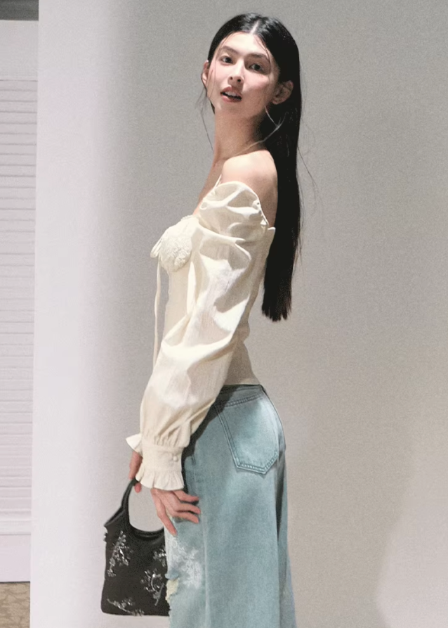 Lace Rebel Wide-Leg Jeans Main Image