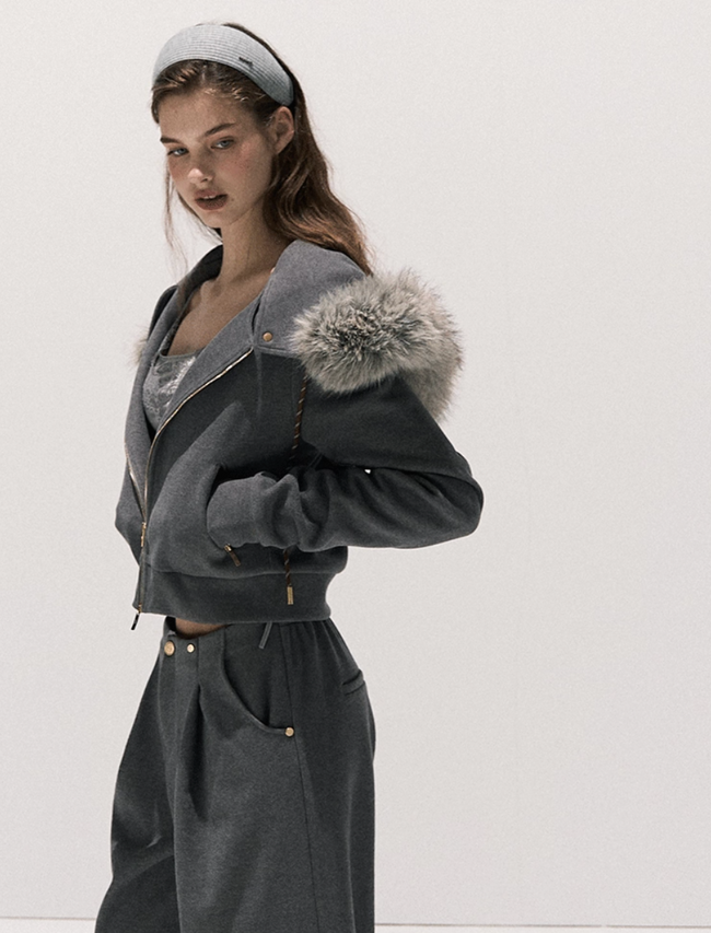Fitted Wool-Blend Jacket Main Image