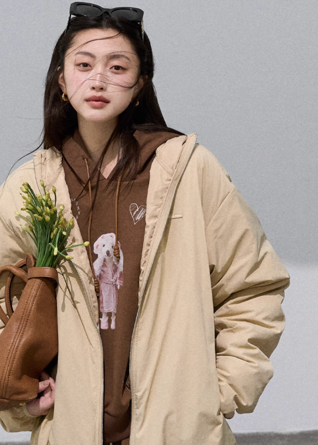 Lightweight Hooded Down Jacket