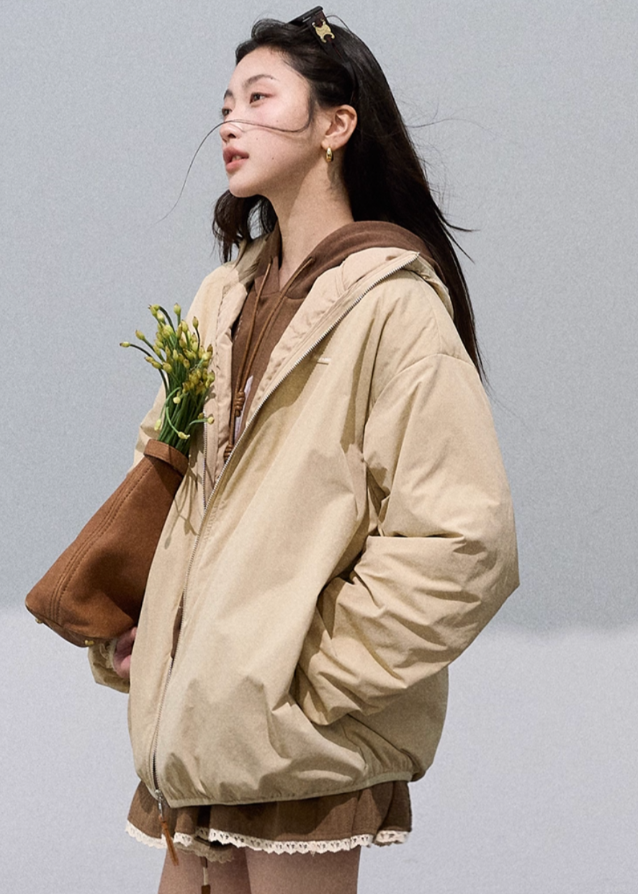 Lightweight Hooded Down Jacket