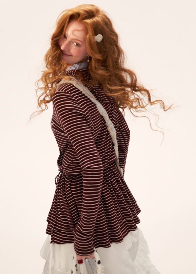 Striped Hoodie Dress