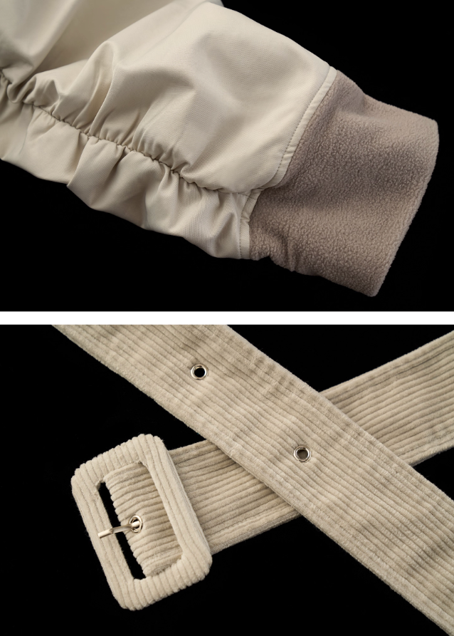 Cord-Neck Street Jacket