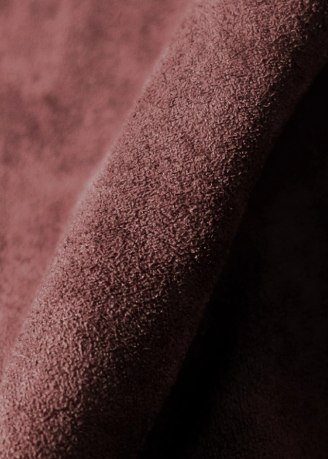 Suede Fur Jacket Hooded Outerwear