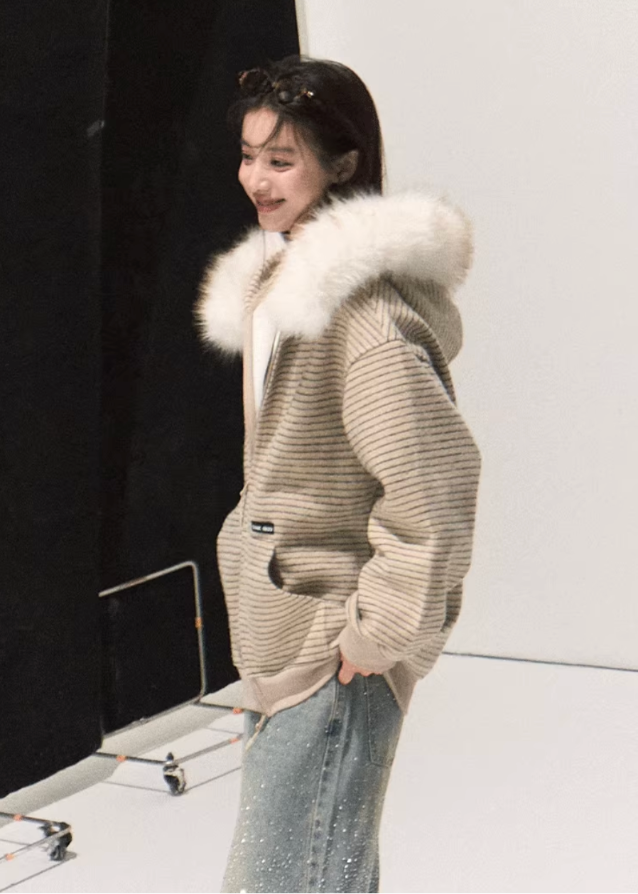 Urban Cozy Stripe Jacket