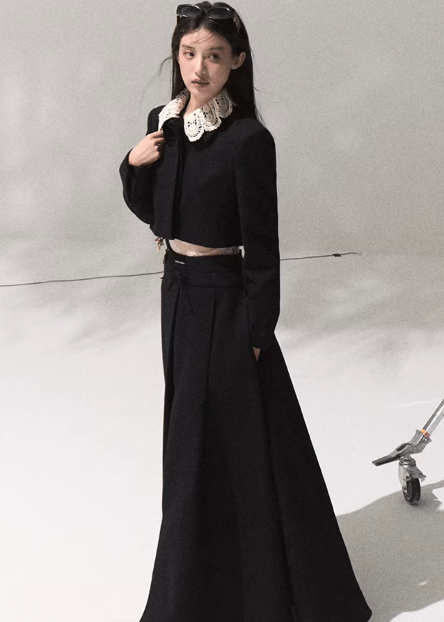 Handmade Whisper Wool Two-Piece Set