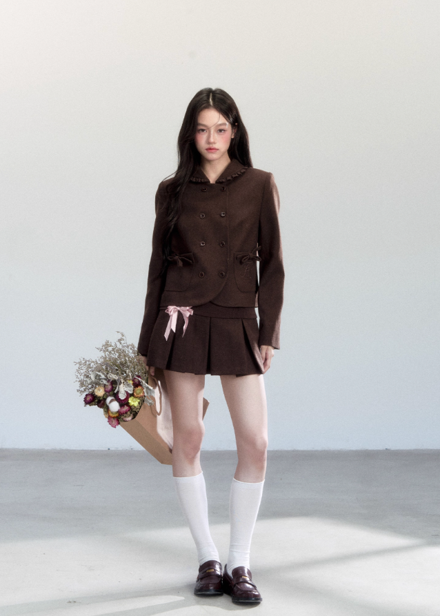 Mocha Logic Skirt Set