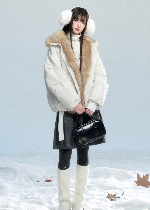 Winter Lueur Eco-Fur Coat