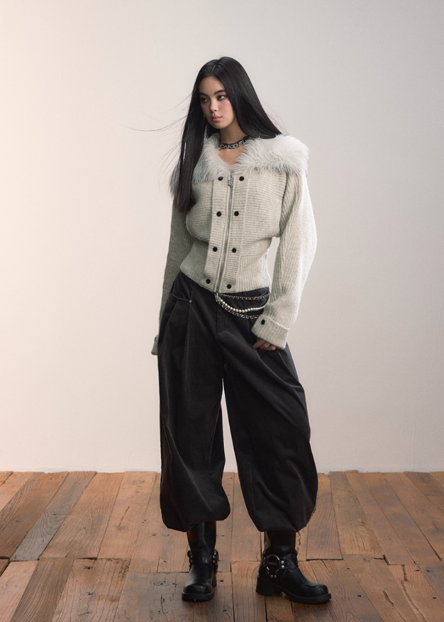 Dust Phase Pleated Pants