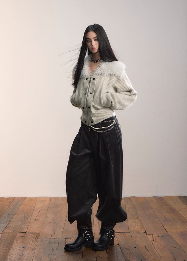 Dust Phase Pleated Pants