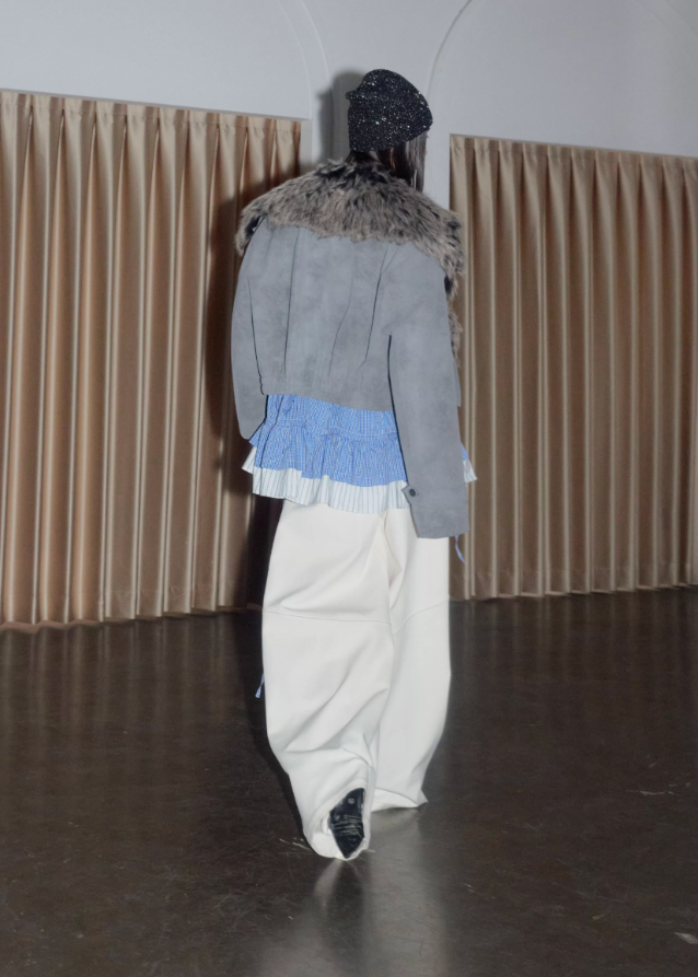 K-Street Detachable Hem Fur Jacket