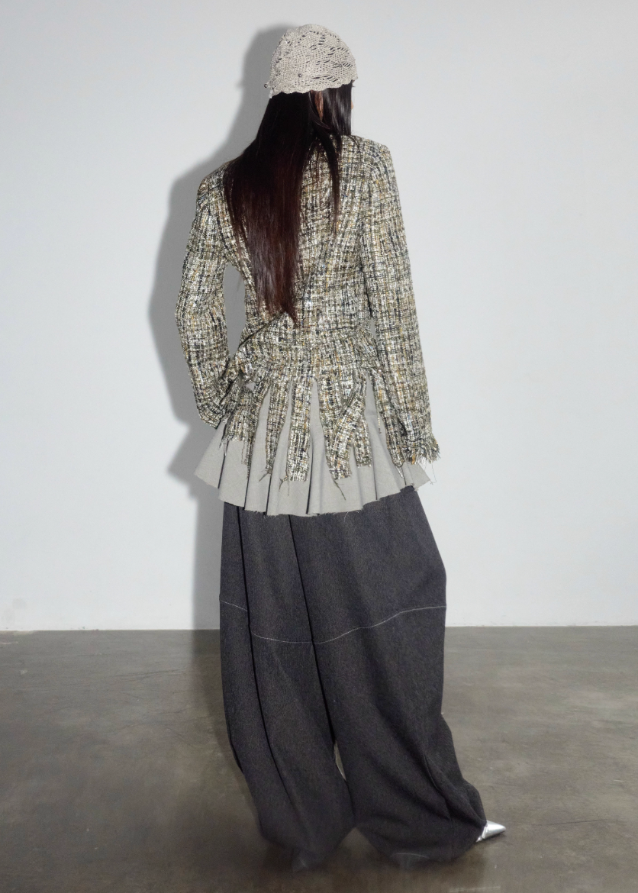 Wandering Muse Destructed Tweed Jacket