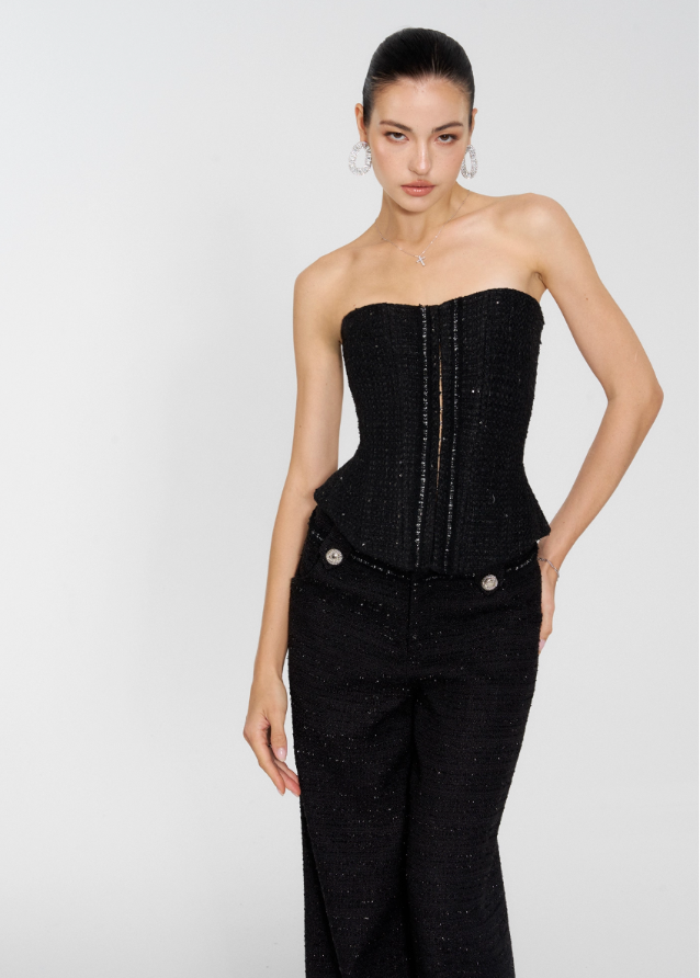 Midnight Luxe 3-Piece Chic Ensemble