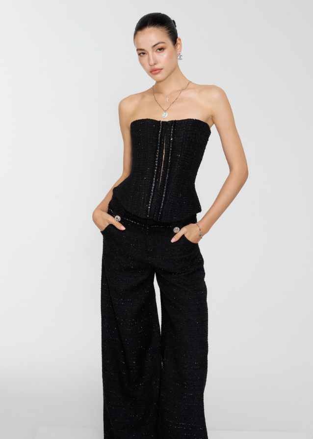 Midnight Luxe 3-Piece Chic Ensemble