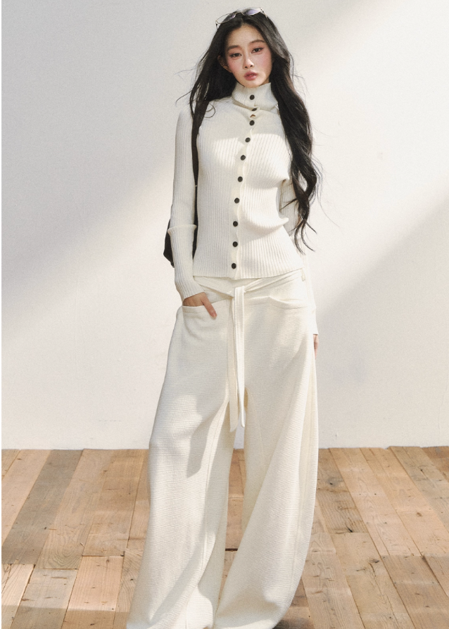 Soft Seoul Wide Drape Pants