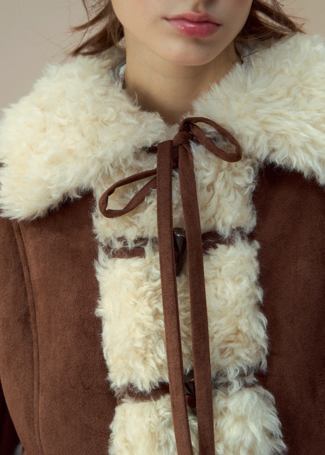 Warm Retro Lapel Fleece Jacket