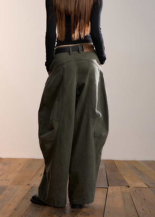 Vintage Raw Indigo Extra-Wide Jeans