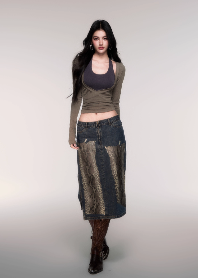 Dual Fit Halterneck Two-Piece Top