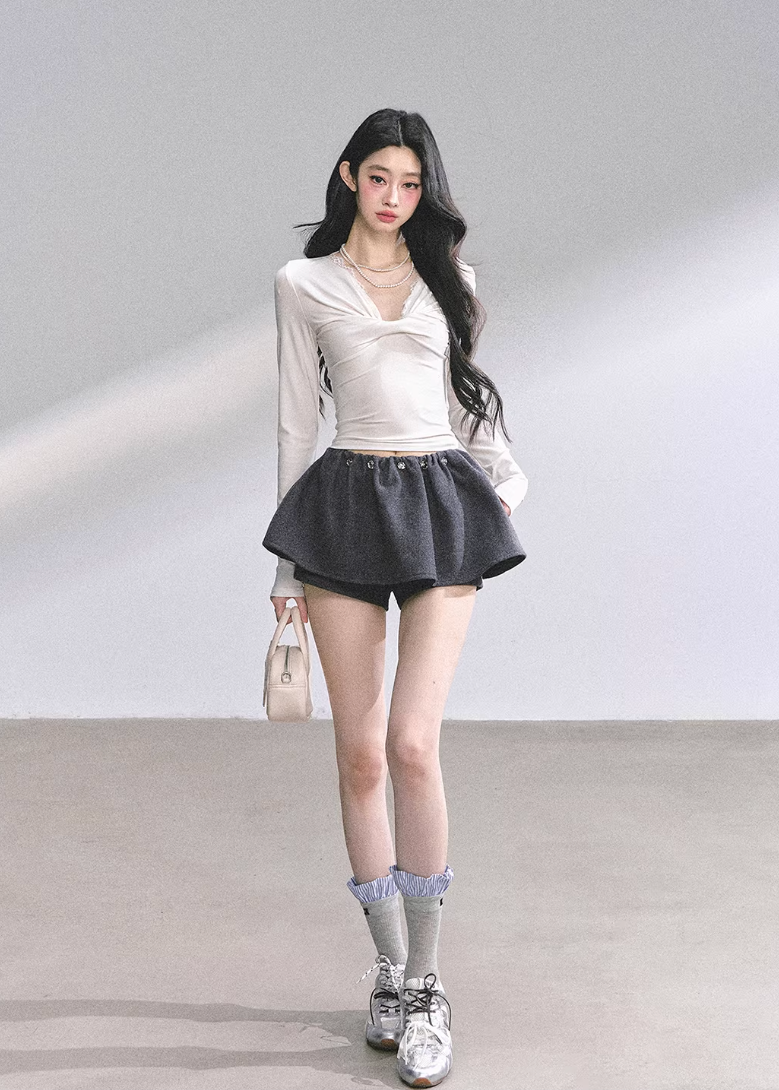 Moonlight Lace V-Neck Top