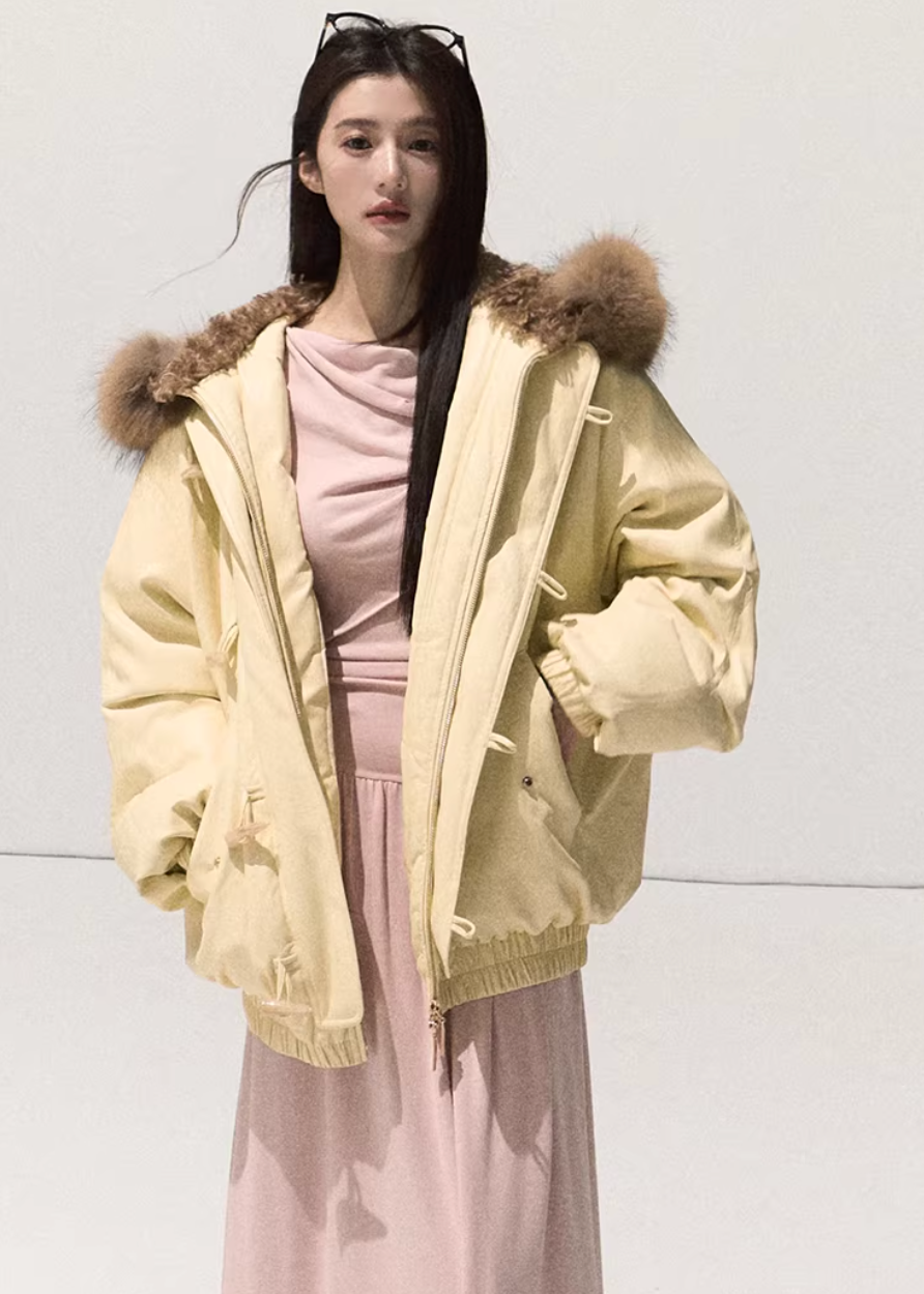 Snowy Night Fur Parka