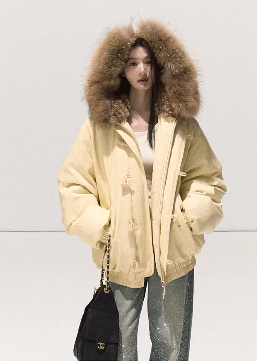 Snowy Night Fur Parka
