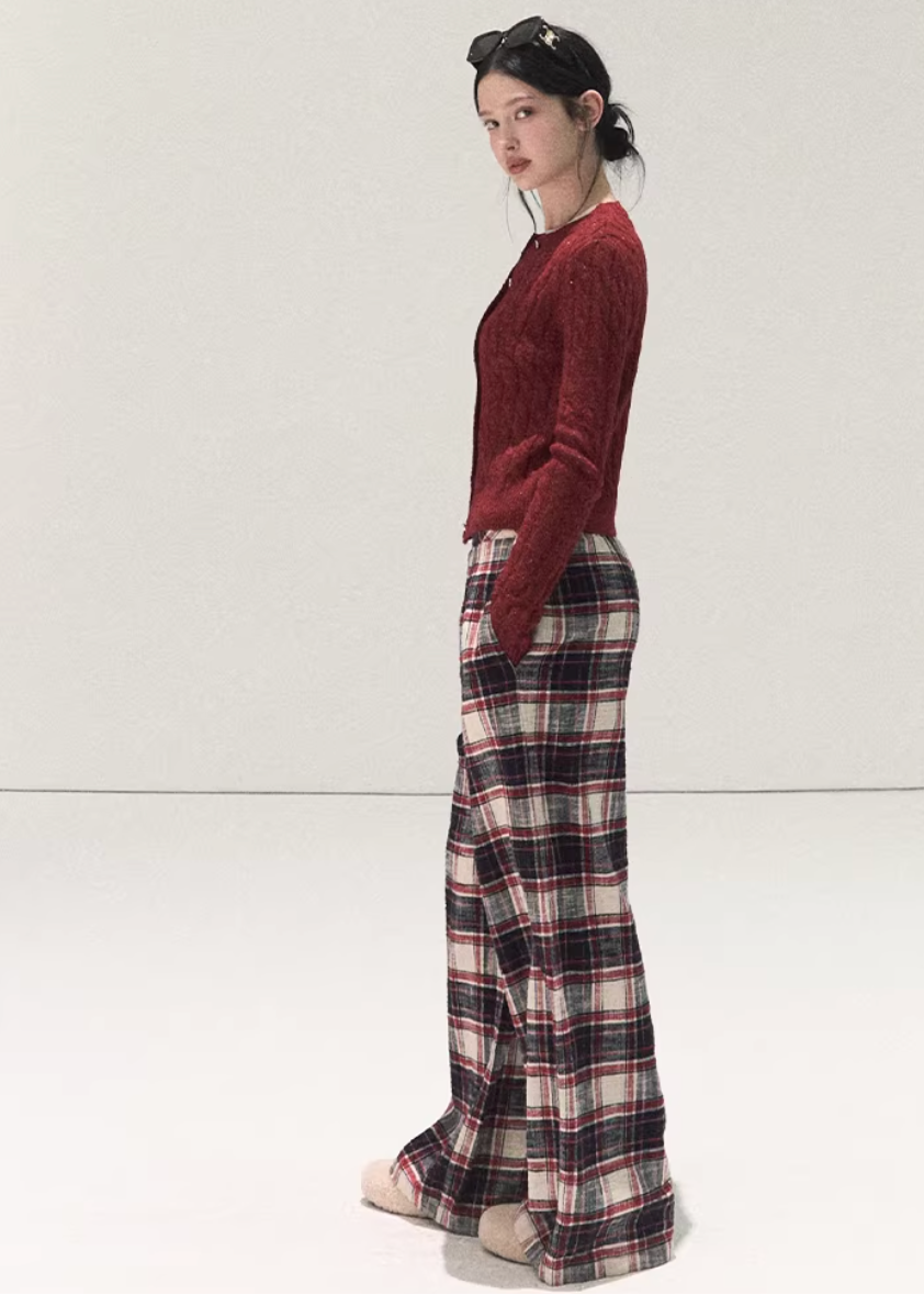 Winter Check Easy Pants
