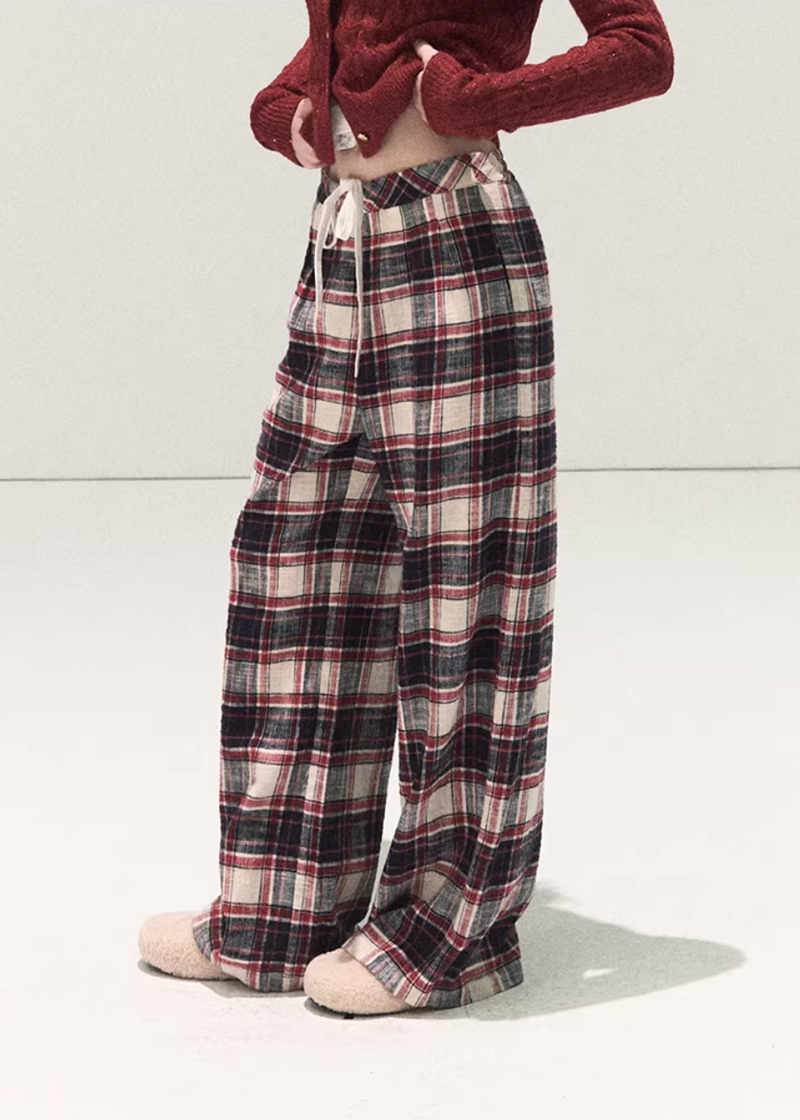 Winter Check Easy Pants