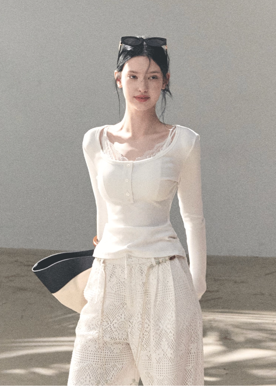 Sand & Shoal Crochet Lace Pants