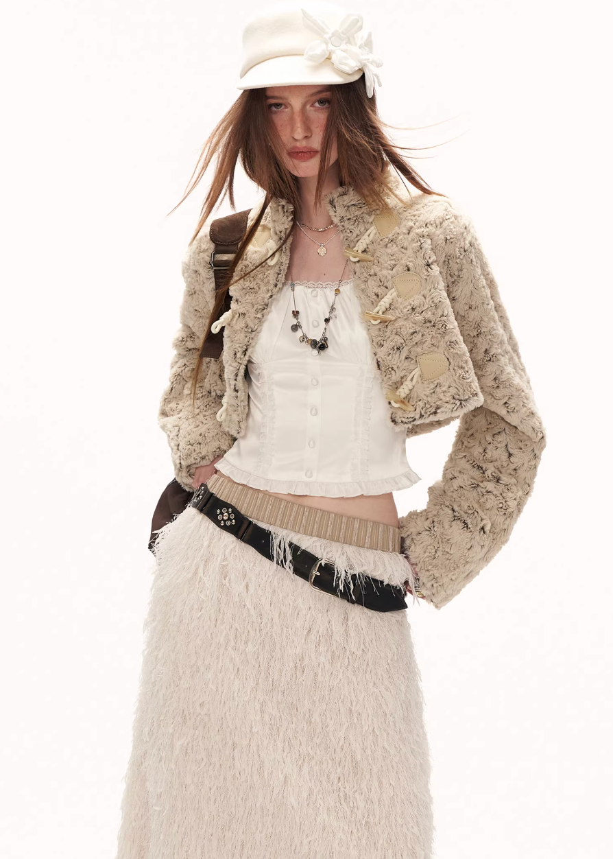 Floral Micro Collar Jacket