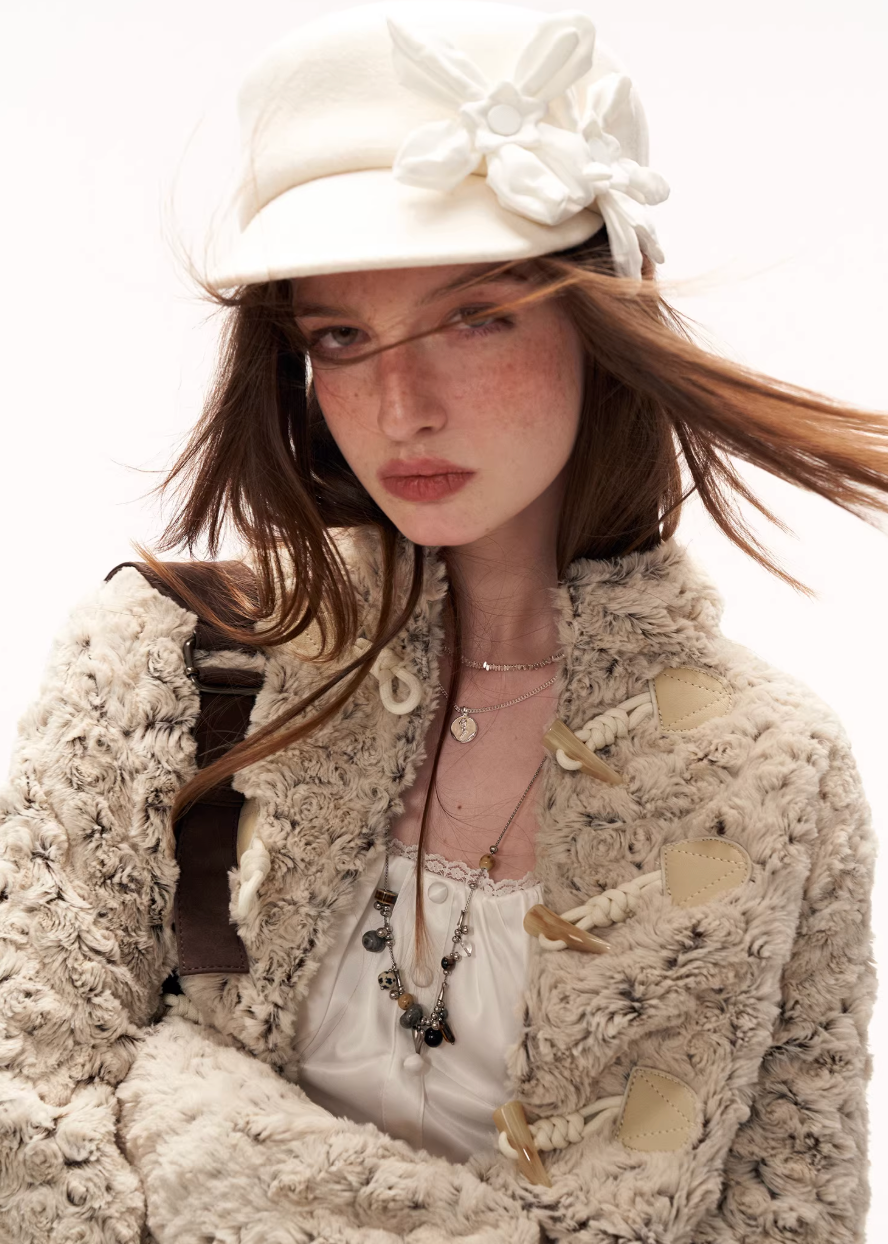 Floral Micro Collar Jacket