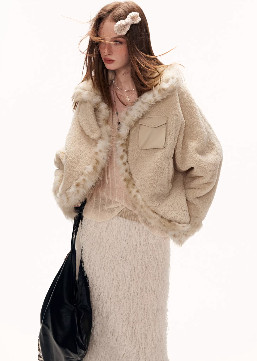 Batwing Lamb Fleece Jacket