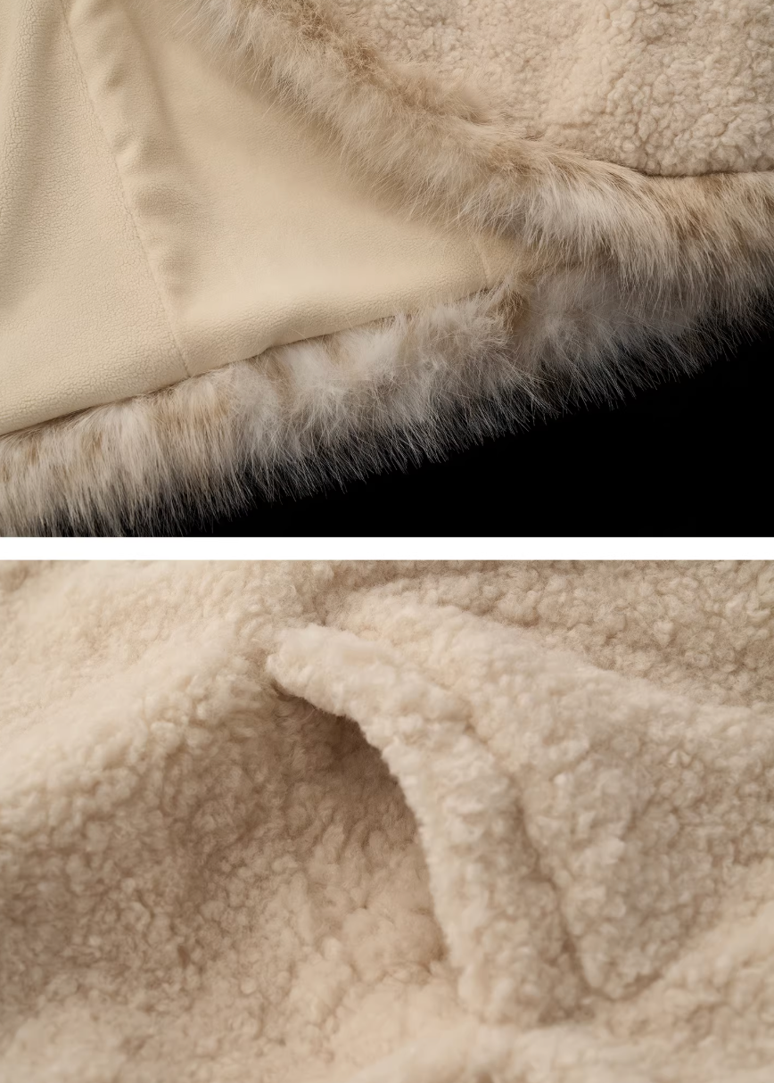 Batwing Lamb Fleece Jacket
