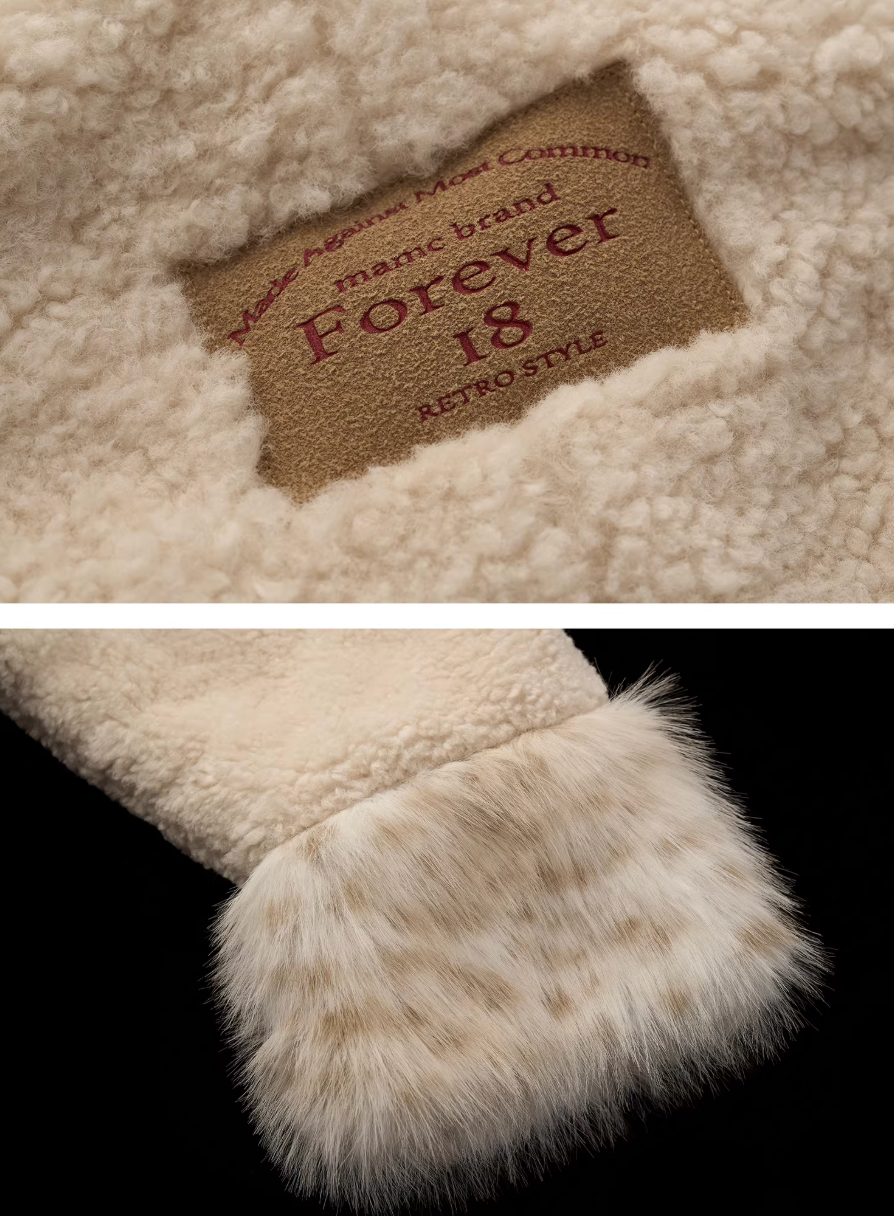 Batwing Lamb Fleece Jacket