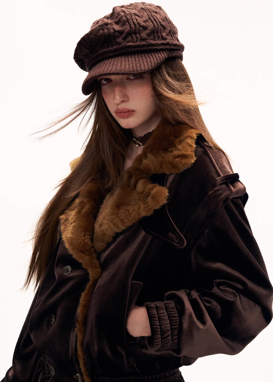 Bloom Hem Fleece Jacket Dress