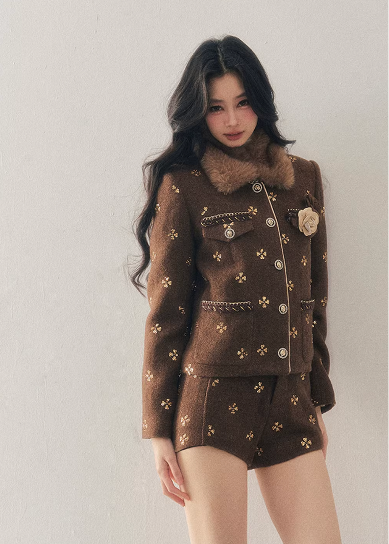 Deep Winter Wool Suit Set
