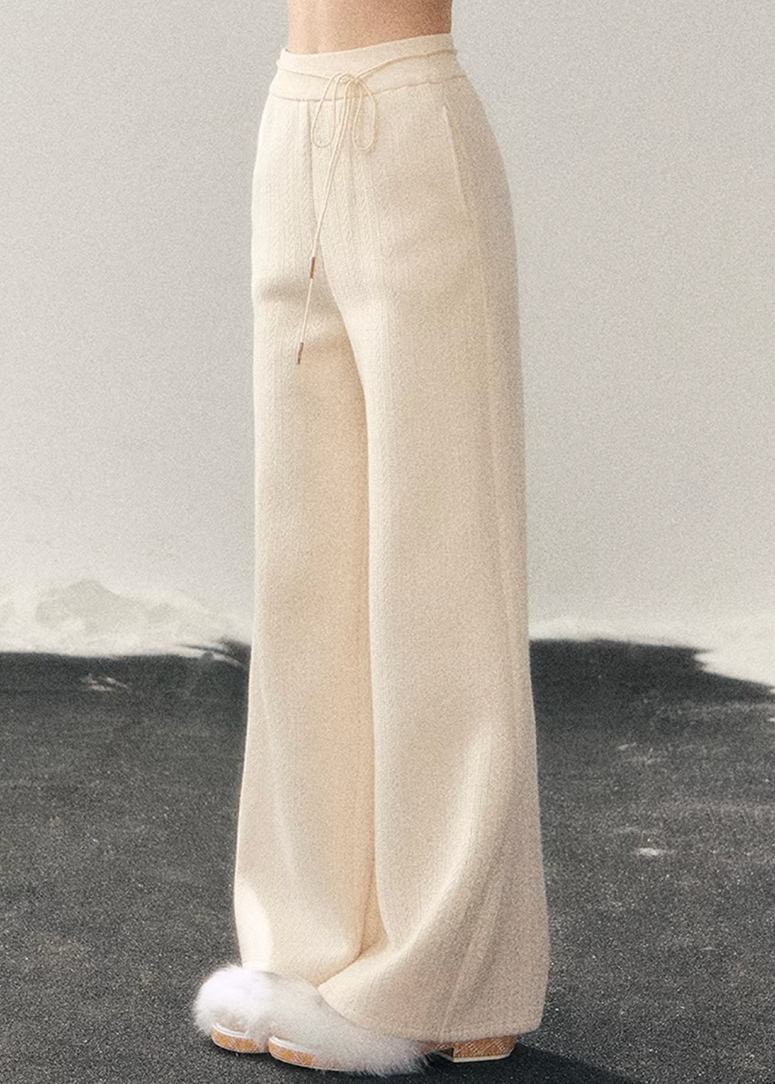 Cloud Drift Wide Knit Pants