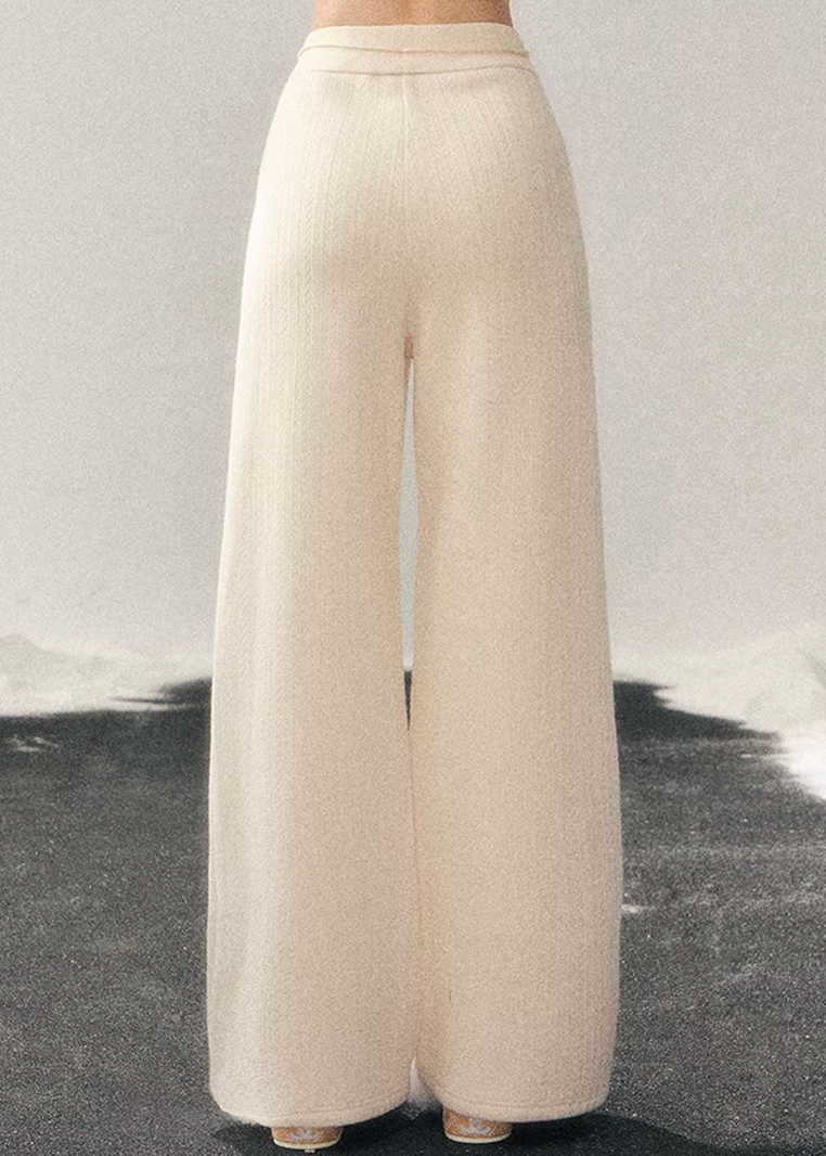 Cloud Drift Wide Knit Pants