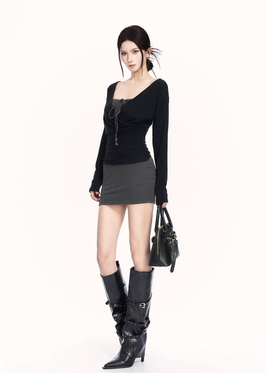 Split Tone Control Knit Set